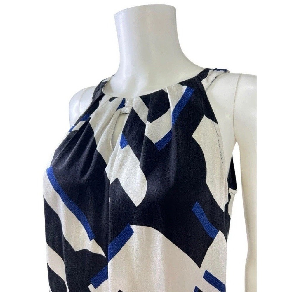White House Black‎ Market Elegant Silk Sleeveless Stretch Blouse Women's Size 2